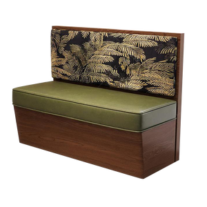 Bộ bàn ghế cà phê, nhà hàng, quán ăn thương mại hình vuông & tròn, chất liệu gỗ tự nhiên XZY, bọc da - Product Image 6