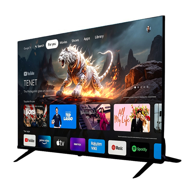 Frameless Pixel Custom Sizes OEM Oled Smart Tv 43 50 55 60 65 70 75 85 Inches 4K 8K Ultra HD LED OLED QLED Android WiFi Smart TV