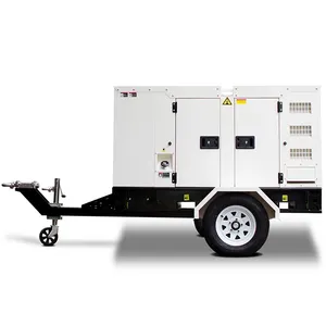 Generatore diesel portatile 200KVA generatore silenzioso con ruote