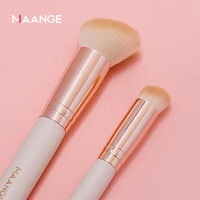 MAANGE Lot de 3 pinceaux cosmétiques professionnels de marque privée pour fond de teint de luxe Ensemble de pinceaux de maquillage en gros