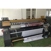 HR I3200 Werbe druck gewebe DPF Doppelseitiges Banner Trimer Fabric Sublimation Flag Druckmaschine Drucker mit Heizung