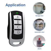 Télécommandes universelles à 4 boutons en métal Copie Clonage Duplicateur Copieur Master Remote 433 MHz Gate Garage Remote Control