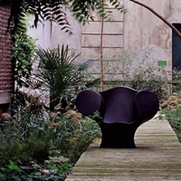 Fauteuil de salon de luxe YUWEI Nordic Modern en fibre de verre, style couronne d'empereur, pour la maison et le salon