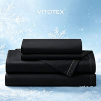 Parure de lit rafraîchissante à contrôle de température, taille complète, pour sueurs nocturnes estivales, tissu à séchage rapide avec taies d'oreiller – Meilleures ventes