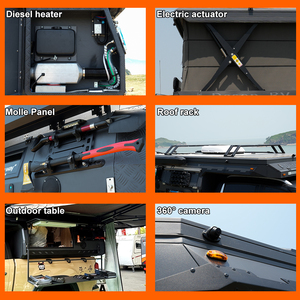 TP03 Caravanes Populaire Tout-Terrain pour Pick-up Américains, Remorques de Voyage avec Extensions - Product Image 4