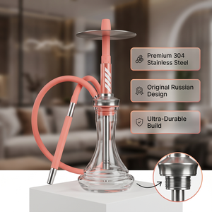 Chicha Futr de haute qualité, best-seller, en acier inoxydable 304, durable, emballage d'origine, ensemble de chicha russe - Product Image 1