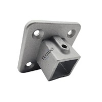 Accessoires de fixation pour tuyaux carrés en aluminium personnalisés pour les connexions de conduites
