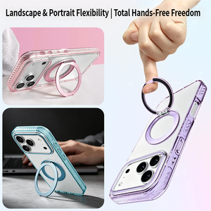 <span class=keywords><strong>Coque</strong></span> transparente anti-jaunissement pour <span class=keywords><strong>iPhone</strong></span> 17 <span class=keywords><strong>Pro</strong></span> <span class=keywords><strong>Max</strong></span>, <span class=keywords><strong>coque</strong></span> de protection magnétique en acrylique transparent avec béquille anti-rayures - Product Image 3