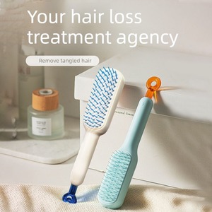 No hair damage, anti-static portable fluffy hair comb, retractable comb, female household <b>scalp</b> massage comb, <b>scalp</b> cleaning - Product Image 4
