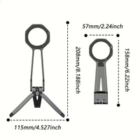 Nouveau support magnétique pour téléphone portable 2026 avec fixation à ressort pour bureau, rotation 360° °   Support de diffusion en direct pour téléphone portable, rotatif et portable, en forme de triangle