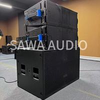 Système de sonorisation professionnel pour scène SA212, ligne de baffles actifs à double 12 pouces, pour concert de musique