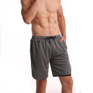 Shorts de sport pour hommes, shorts de sport pour la salle de sport, shorts de course avec poche intérieure pour téléphone, shorts de compression pour la salle de sport - Product Image 4