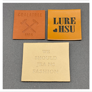 의류 라벨에 대한 맞춤형 하이 퀄리티 실제 양각 패치 로고 가죽 라벨 개인 맞춤형 브랜드 - Product Image 6