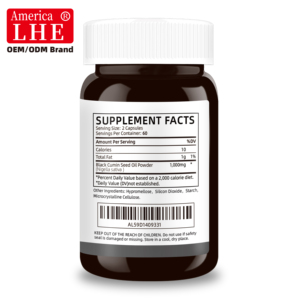 Private Label Shecome Black <b>Seed</b> Oil Supplement Manufacturer Cold Pressed Improve respiratory health 120 Black <b>Seed</b> Oil Capsules - Product Image 5