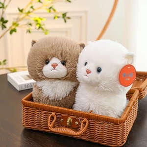 Cute <b>Cat</b>-Shaped <b>Plush</b> Toy Decorative Item, Adorable Little <b>Cat</b> <b>Plush</b> Doll, Home Decoration, Gift for Festivals - Product Image 5