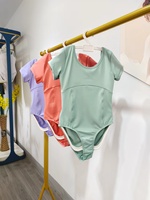 Justaucorps de gymnastique pour filles en coton coloré tendance et très vendu, justaucorps de ballet