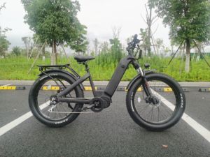 Bicicleta Eléctrica de Montaña para Mujer, 48V 17.4Ah, Batería de Litio, 1000W, Motor Trasero, Cuadro de Aluminio, Neumáticos Gruesos de 26 Pulgadas, Frenos de Disco Hidráulicos - Product Image 3
