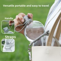 Bouteille gourde personnalisée en Tritan de 460/620 ml, portable avec sangle, tendance, pour boissons