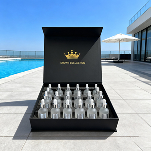 Sang trọng tùy chỉnh ráp các tông cứng nhắc gấp từ bao bì quần áo giày Quà Tặng hộp giấy với Flip Top - Product Image 1