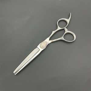 Tijeras Profesionales para Cabello de 6.0 Pulgadas, Tijeras de Entresacar de Acero Inoxidable para Diestros, Uso en Salón de Belleza MU 76 - Product Image 5