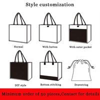 Sac fourre-tout en lin et jute personnalisé, imprimé, pour mariage, shopping, cadeau, respectueux de l'environnement, réutilisable