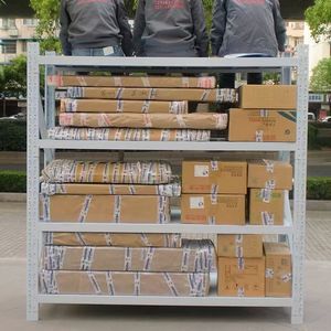 Étagère de rangement métallique robuste sur mesure, rayonnage d'entrepôt en fer de haute qualité, équipement de stockage de marchandises - Product Image 2