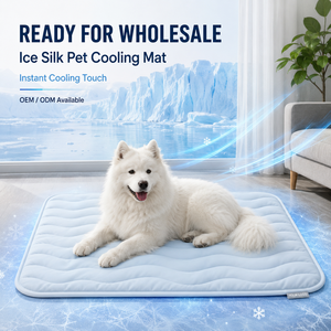 Tappetino Refrigerante per Cani e Gatti, Lavabile, Auto-Rinfrescante, Traspirante, Pieghevole, Portatile, Sottile, Impermeabile, Grande - Product Image 1