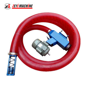 Boru çapı ve uzunluk esnek tahıl vidalı konveyör CE onaylı yüksek kaliteli ve dayanıklı özelleştirilmiş bant konveyör gıda Motor - Product Image 1