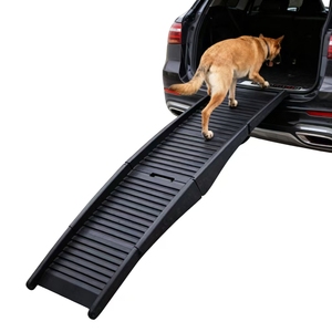 Escalera Plegable Portátil de Plástico para Mascotas, Rampa de Carga para Automóvil, Escalones para Mascotas con Superficie Antideslizante, Escalones Plegables para Perros Grandes para Viajes y Campamentos - Product Image 2