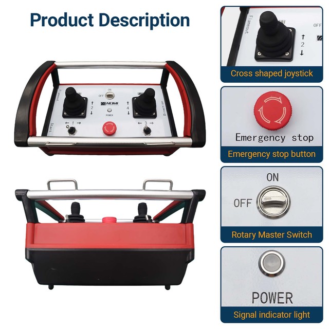 Hydraulic Proportional Wireless Remote Control Excavator with 2 Cross Joysticks Customizable Design 2-Year Warranty