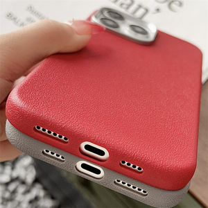 Coque de téléphone en cuir TPU souple de haute qualité pour <span class=keywords><strong>iPhone</strong></span> 16 <span class=keywords><strong>Pro</strong></span> <span class=keywords><strong>Max</strong></span> 15 <span class=keywords><strong>14</strong></span> 13 12 11 housse de protection légère <span class=keywords><strong>prix</strong></span> bon marché - Product Image 6