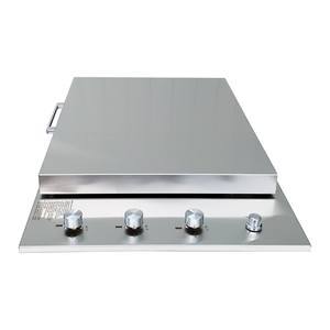 Sang trọng 3-burner gas BBQ nướng với nắp thép không gỉ Drop-in Countertop cho nhà bếp ngoài trời - Product Image 6
