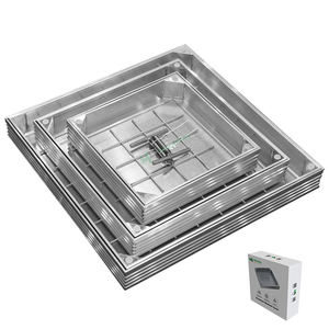 잠금식 사각형 알루미늄 맨홀 커버 내구성 있는 밀폐형 도로용 매립형 접근 커버 - Product Image 1