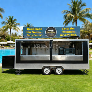 Remorques de barbecue remorquables entièrement équipées, camions et fourgons entièrement équipés, remorques de restauration mobile avec cuisine complète, chariots à glaces - Product Image 3