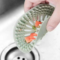 Filtre à cheveux évier Anti-blocage crépine baignoire douche sol bouchon de vidange Silicone cuisine déodorant Plug salle de bain accessoires