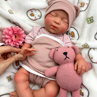 Poupée Reborn Afro-Américaine de 44 cm, Corps Entièrement en Silicone, Bébé Réaliste avec Sucette pour Collectionneurs d'Art Ethnique