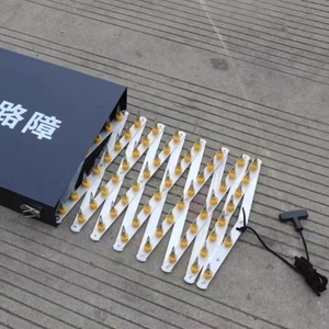 Manual Retractable Traffic <strong>Spikes</strong> Obstruction <strong>Barrier</strong> Road Barricade Control Roadblock Tyre Killer - Product Image 2