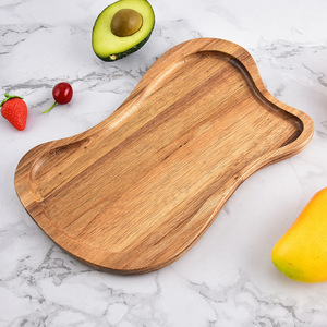 Acacia Wood <b>Serving</b> <b>Tray</b> 30x19.8cm <b>Large</b> Size For Tea Coffee Dessert Platter - Product Image 2