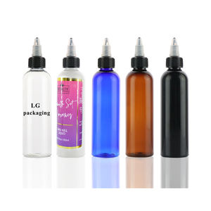 Botella <span class=keywords><strong>de</strong></span> Almacenamiento <span class=keywords><strong>de</strong></span> Aceite Capilar al por Mayor, Botella <span class=keywords><strong>de</strong></span> Plástico Transparente o Ámbar <span class=keywords><strong>de</strong></span> 120 ml y 250 ml con Dispensador <span class=keywords><strong>de</strong></span> Apertura Giratoria para el Crecimiento del Cabello - Product Image 2