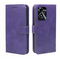 Sarung ponsel kulit asli untuk wanita, casing kulit ponsel kualitas 5g Oppo A1i dengan dompet untuk wanita