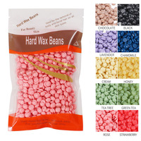 100g de cire de colophane dure en sac pour une utilisation en salon Épilation rapide du corps tenace Saveurs personnalisées Cire d'épilation