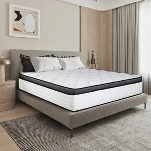 2020 Hot Selling In Cheap Price Hotel Home Roll Up Spring Beds With Matress In Box Orthopedic Mattress