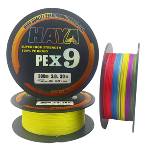 HAYA Hollow Core Braided <strong>Fishing</strong> <strong>Line</strong> Ice <strong>Fishing</strong> X9 <strong>Line</strong> Cast Longer X9 300m Single Color Smaller Diameter <strong>Rainbow</strong>