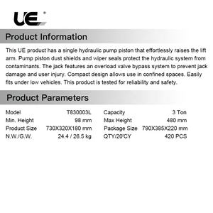 3 أطنان الألومنيوم الهيدروليكية 2 القطب سباق رفع السيارات البطانات الرافعات - Product Image 4