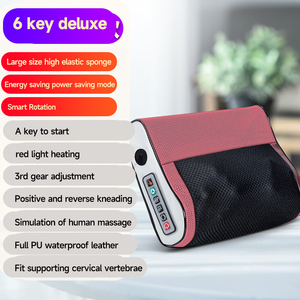 3D nuevo todo el cuerpo vibrador calor comprimir Shiatus masaje cojín hogar Oficina uso eléctrico cuello hombro masaje almohada - Product Image 4