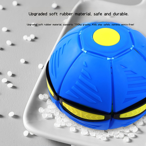 Juguete de Plástico para Perros y Cachorros, Disco Volador LED con Forma de OVNI, Juguete Masticable Mágico para Exteriores - Product Image 3