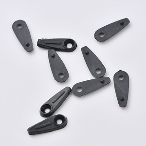Clips de fixation pour cadre photo 18x7mm en plastique noir en forme de C, accessoires de décoration intérieure - Product Image 1