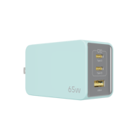 Kit Pengisi Daya Super 65W USB C Charger dengan Colokan yang Dapat Diganti US EU AU PD GaN Pengisi Daya Ponsel Pintar untuk Laptop Macbook Iphone Samsung
