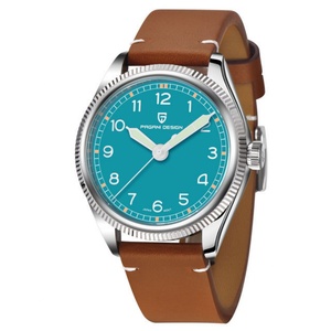 Reloj de Pulsera PAGANI DESIGN Nuevo Original de 40MM para Hombre, Reloj de Cuarzo de Lujo con Espejo de Zafiro AR, Correa de Cuero, Resistente al Agua 200M, PD1765 - Product Image 1