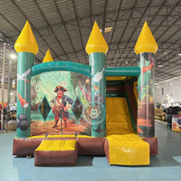 Mini château gonflable avec toboggan pour tout-petits et enfants, jouets de saut et de rebond